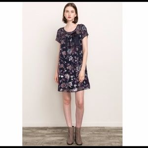 Gorgeous Velvet burnout shift dress anthro style